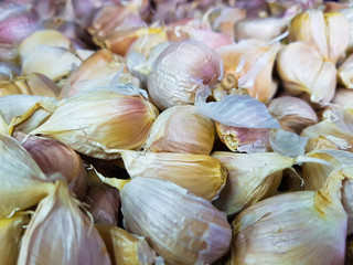Full Frame Shot Of Garlic