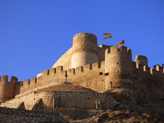 Castillo de Biar. Pueblo de la Comunidad Valenciana, Espa&ntilde;a, situado en el interior de la provincia de Alicante, en la comarca del Alto Vinalop&oacute;