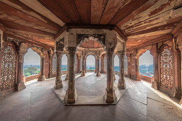 Inside Agra Fort - obrazy, fototapety, plakaty