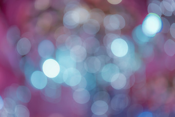 Bokeh out of focus from the background in Christmas and New Year.