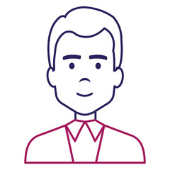 elegant businessman avatar character