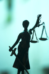 Fototapeta na wymiar Legal justice law statue
