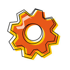 Gear machinery piece