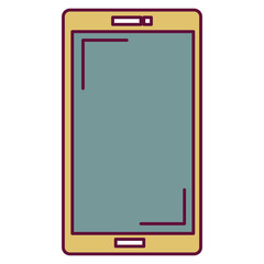 smartphone device isolated icon vector illustration design
