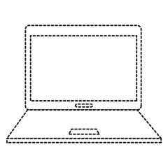 laptop computer isolated icon vector illustration design