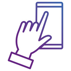 hand human with smartphone device vector illustration design