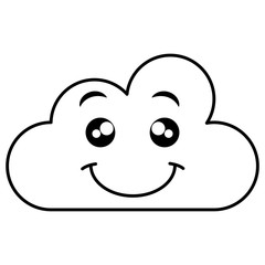 cloud computing isolated icon vector illustration design