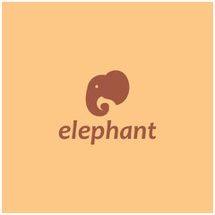 Elephant Logo Vector Template Design