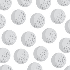 balls golf pattern image vector illustration design 