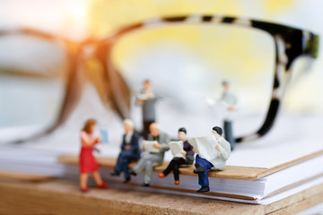 miniature businessman