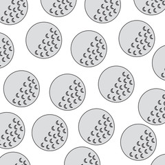 balls golf pattern image vector illustration design 