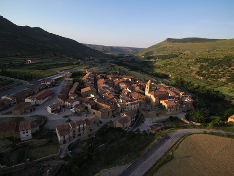 Mirambel. Pueblo de Teruel  (España) en la comunidad autónoma de Aragón dentro de la comarca del Maestrazgo