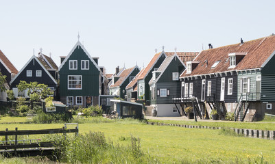 Fototapeta premium rural surrounding of the island Marken