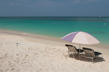 Sea and sandy beach. St. George's, Grenada