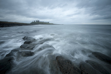 Dunstanburgh Castle in Northumberland.