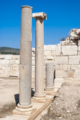 Fototapeta premium Colonnaded street, ruins of ancient Patara, Antalya Province, Turkey.