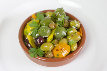 Olive plate appetizer