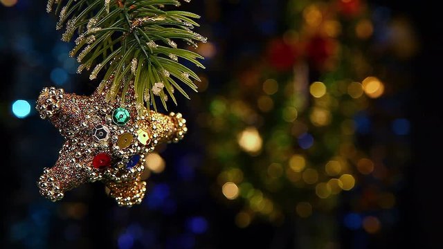 New years fir-tree Toys with Lights