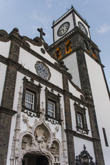 Pfarrkirche von Ponta Delgada auf der Azoreninsel Sᾶo Miguel.