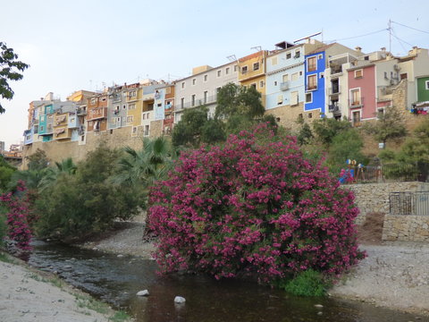 Villajoyosa (Alicante) Pueblo de la Comunidad Valenciana, España situado en la Costa Blanca