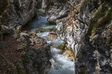 Naklejka na ściany i meble Landschaft im Triglav - Nationalpark