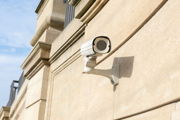 CCTV camera on the old building