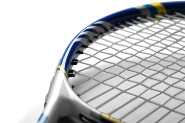Closeup of a Tennis Racket