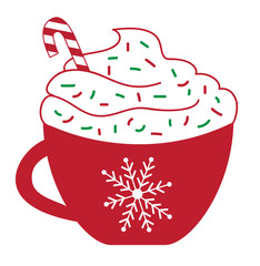 Merry Christmas Peppermint Latte