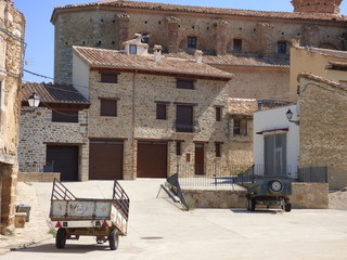 Fototapeta na wymiar Villarluengo, localidad de Teruel (España) perteneciente a la comarca de Maestrazgo, Aragón