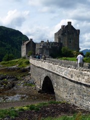 Fototapeta premium Eilean Donan Castle, Ross and Cromarty, Scotland.