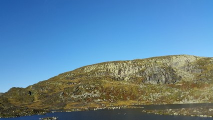 Naklejka premium steinmasse panorama norway