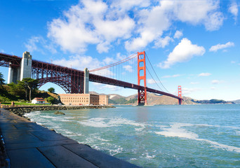 Golden Gate Bridge from the Presidio