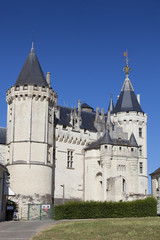 Fototapeta na wymiar Castle of Saumur, Pays de la Loire, Maine-et-Loire, France