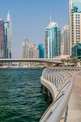Obraz na płótnie Canvas View of Dubai Marina, United Arab Emirates