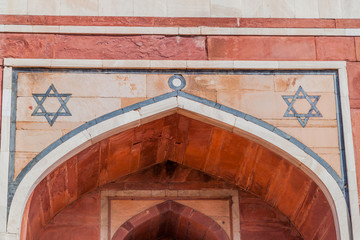 Fototapeta premium Detail of Humayun tomb in Delhi, India