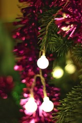 Colorful lights and glass