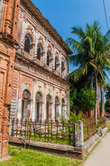 Naklejka premium Ruined house in historic city Panam (Panam Nagor), Bangladesh