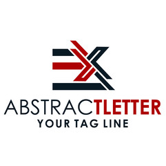 Abstract letter logo EX