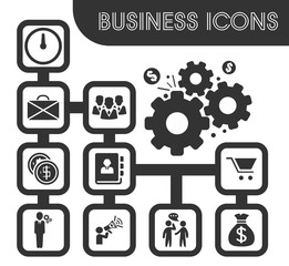 Business icons set