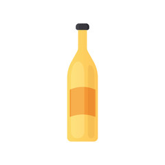 design alcohol bottle vector illustration in cartoon style