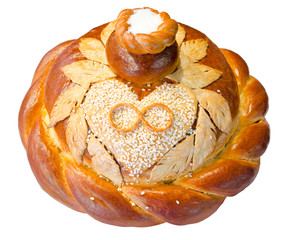 wedding round bread