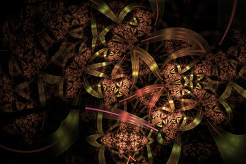 abstract fractal background. color fireworks. Abstract painting multicolor texture. motion holiday background. Modern multicolor futuristic dynamic pattern. Fractal artwork for creative graphic design