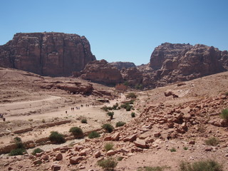 Fototapeta na wymiar Petra, Historical and archaeological city in Jordan