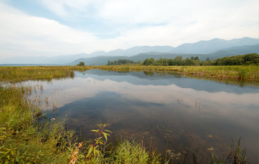 Flathead Lake at Ducharme Access in Montana United States