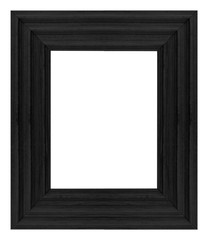 black frame isolated on white background. - 185634598