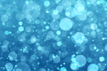 Abstract winter blue background