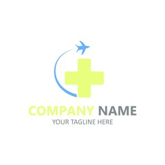 Fototapeta premium Medical logotype vector emblem healcare design illustration