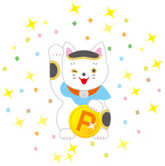 招き猫とポイント