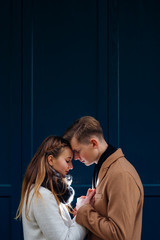 Fototapeta premium true everlasting love. Couple express their deepest feelings. Holding hands and sharing the light of their hearts
