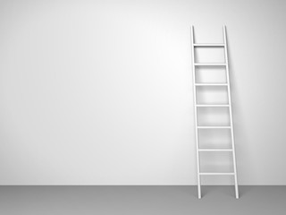 Stairway to light and success 3d render illustration